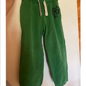 Gap kids boys green draw string sweatpants